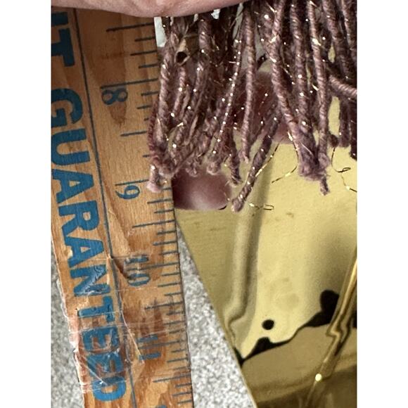 VTG 1970s Handmade Sequin & Beaded Thai Burmese Tapestry Hobo Peacock Kalaga Bag - Picture 11 of 15